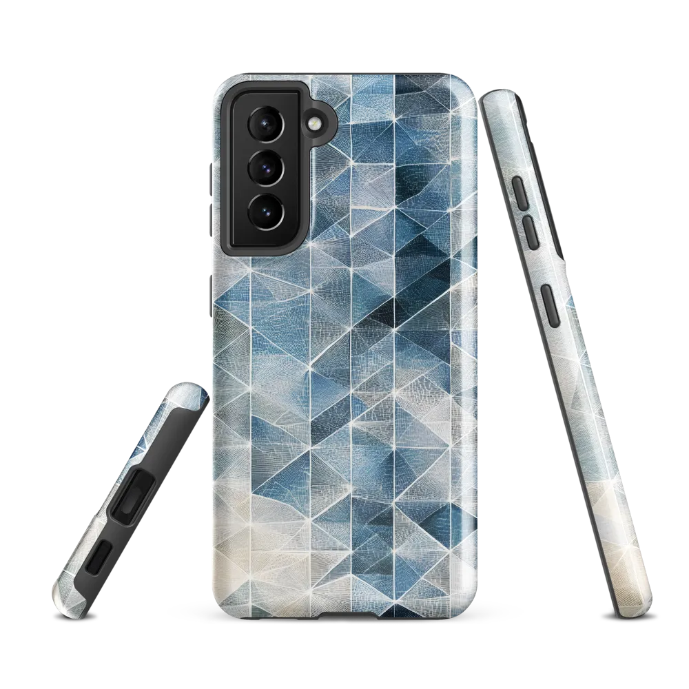 Geometric Harmony in Blue
