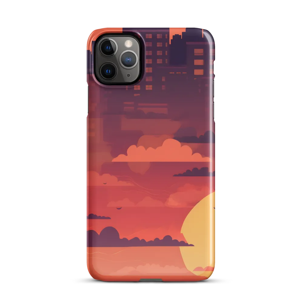 Urban Dusk: A Symphony of Cityscapes | Phone Case |  11 Pro Max | Snap Case | Glossy