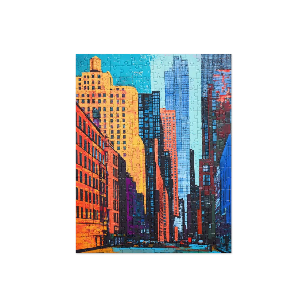 Vibrant Urban Horizons | Jigsaw Puzzle | 252 pieces