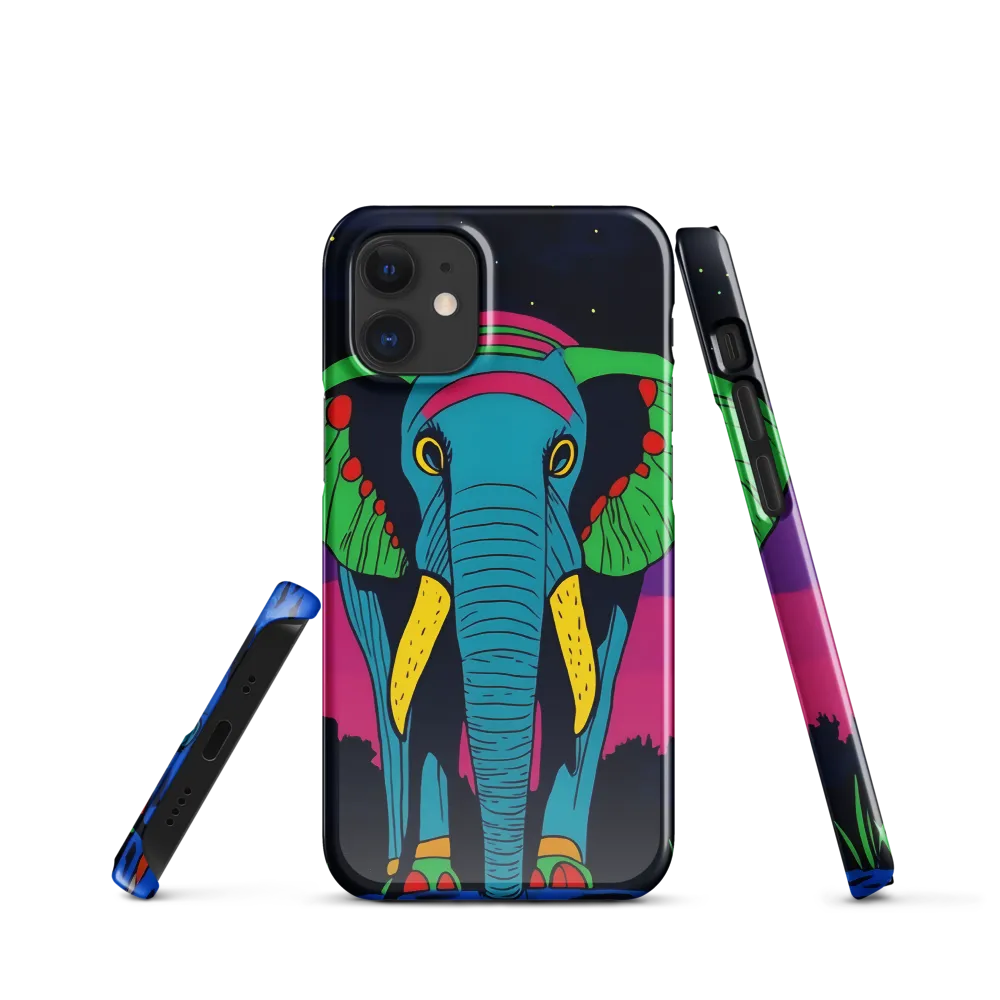 Whimsical Majesty: The Vibrant Elephant