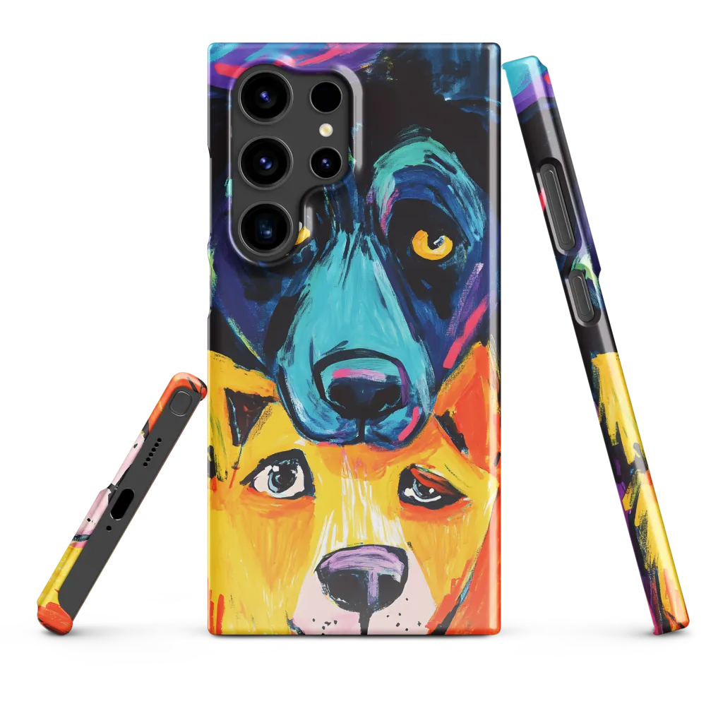 Vibrant Companions: An Expression of Canine Spirit