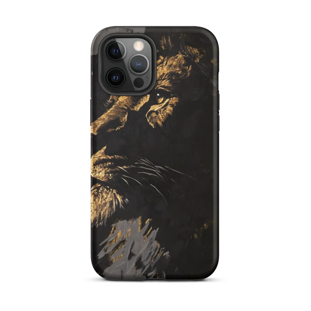 Majestic Gaze: The Golden Lion