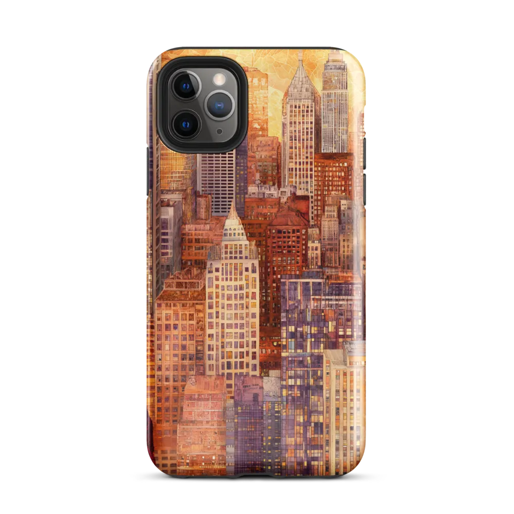 Golden Hour Over the City | Phone Case |  11 Pro Max | Tough Case | Glossy