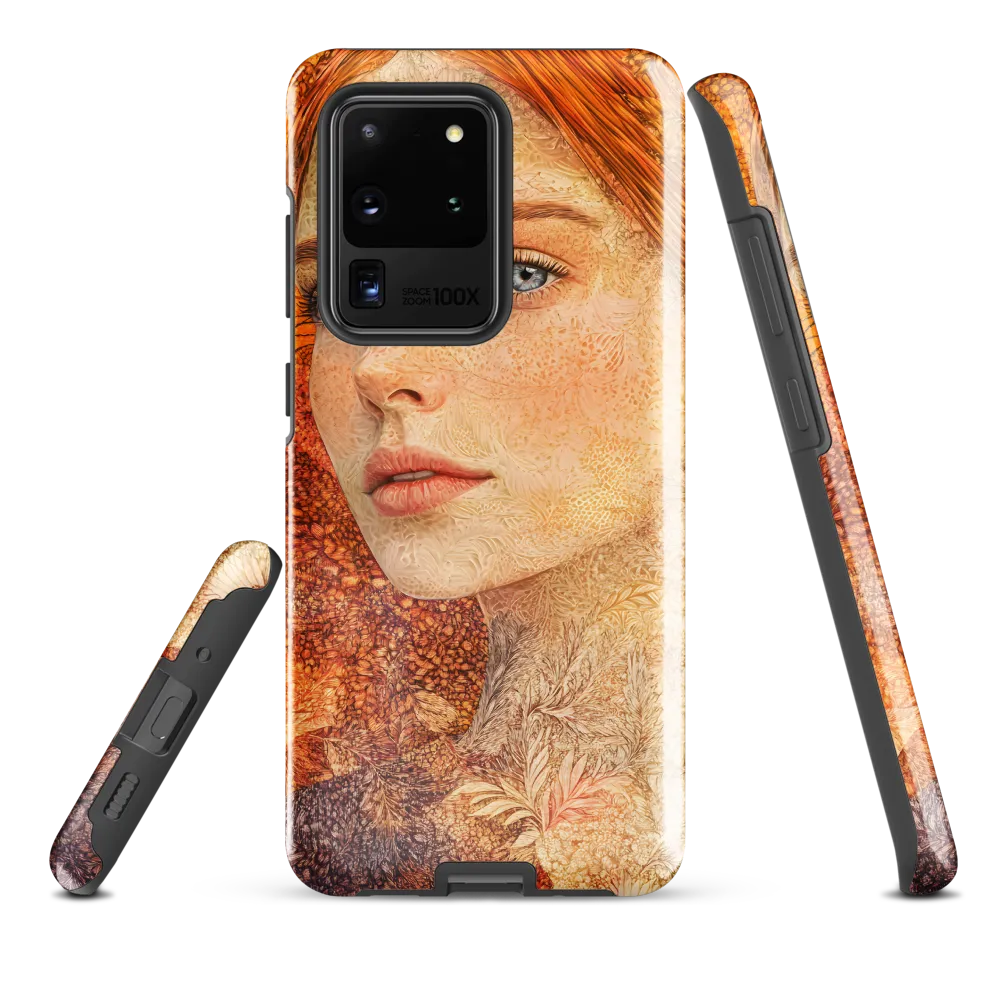Embracing Autumn's Glow | Phone Case |  S20 Ultra | Tough Case | Glossy