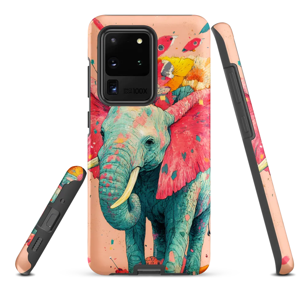 Whimsical Elegance: The Floral Elephant