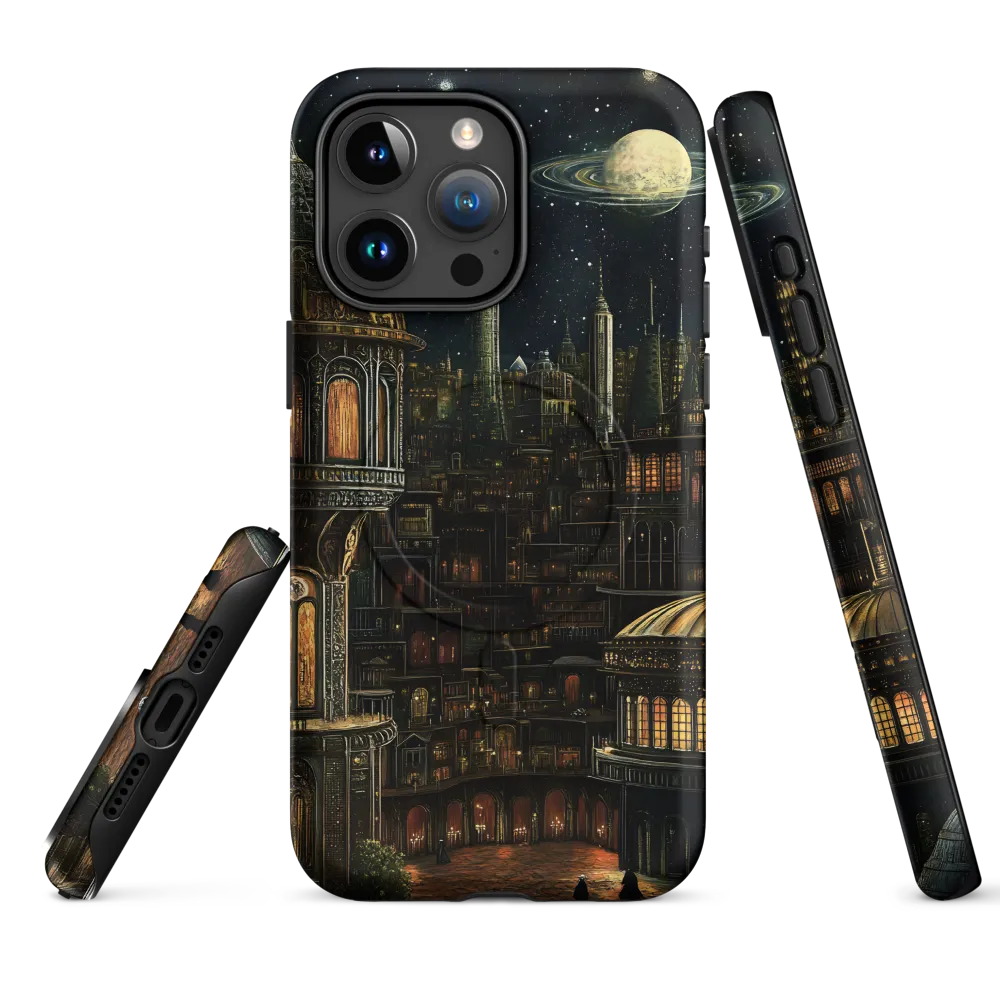 Celestial Enigma: A Surreal Cityscape