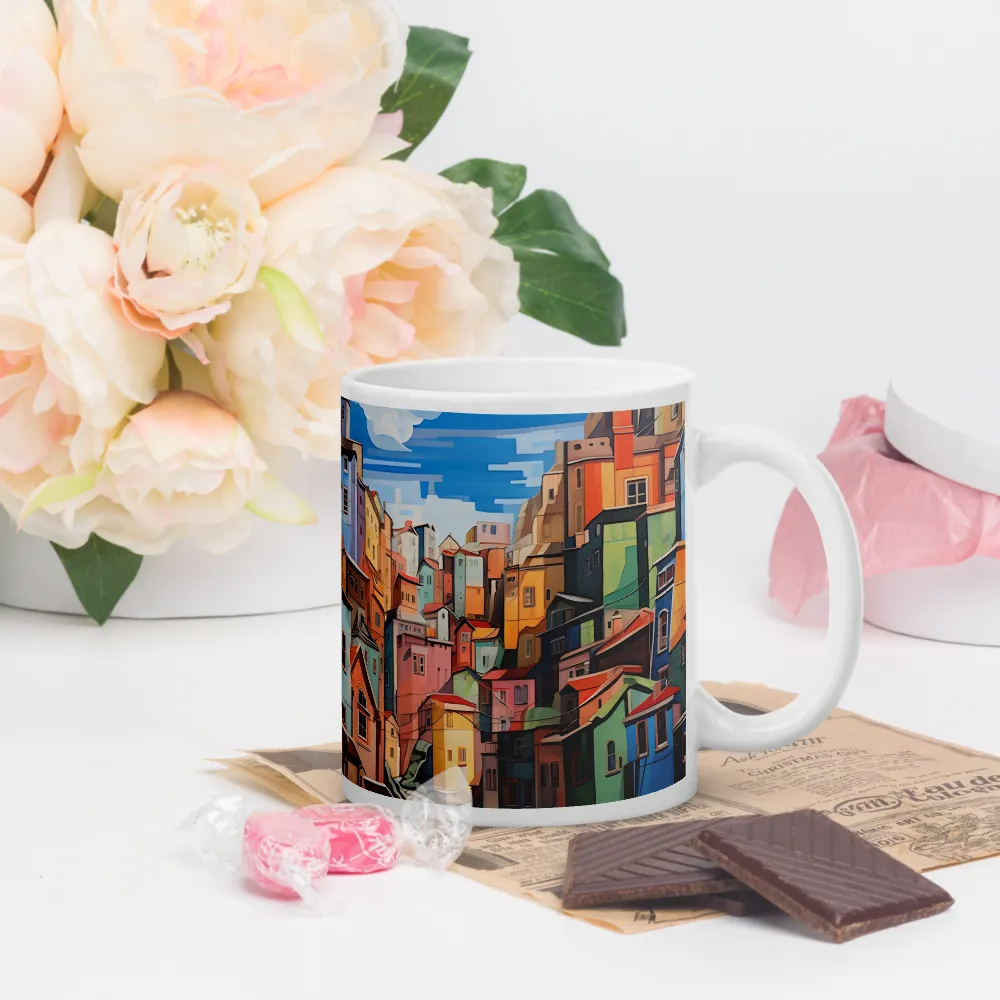 Whimsical Heights: A Vibrant Cityscape | Mugs | Multiple Sizes & Colors