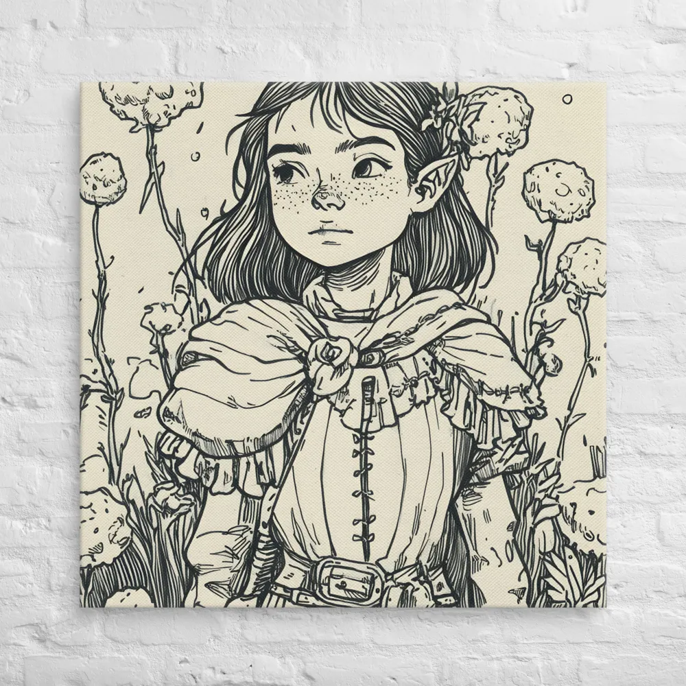 A Young Guardian of Nature | Canvas | 36″×36″