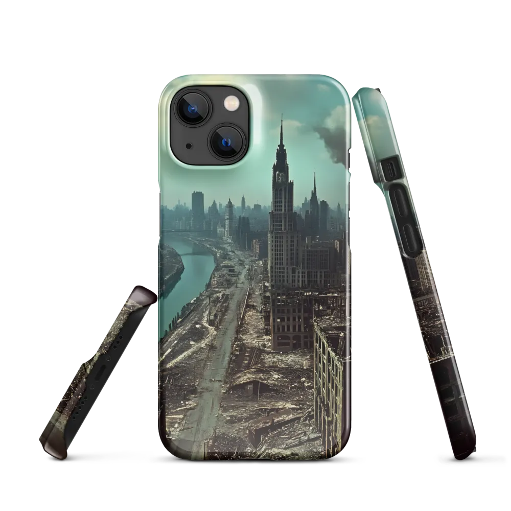 Urban Ruins: A Futuristic Reflection | Phone Case |  14 | Snap Case | Glossy