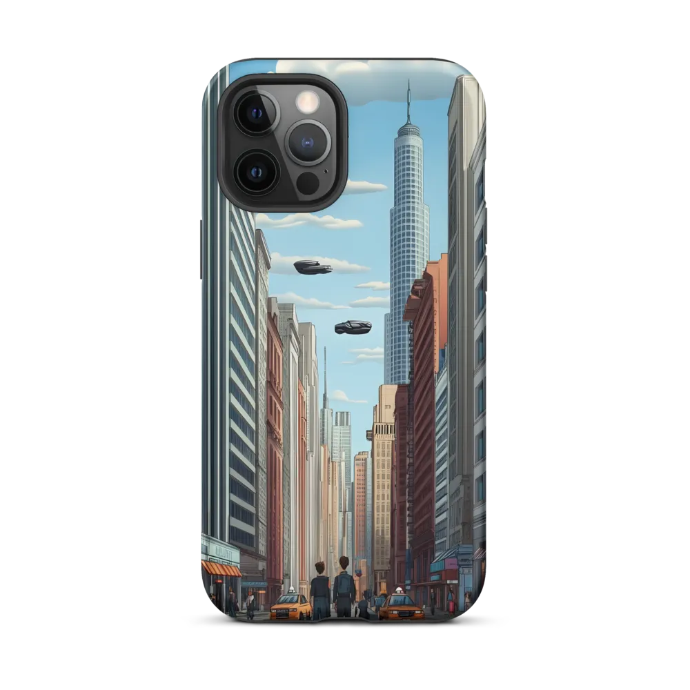 Futuristic Stroll through the Urban Skyline