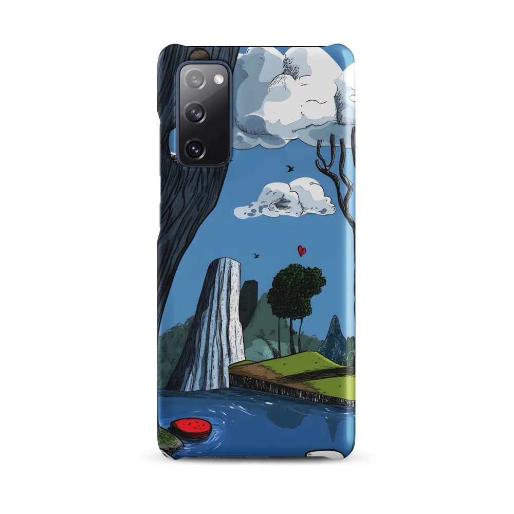 Whimsical Cliffside Reflections