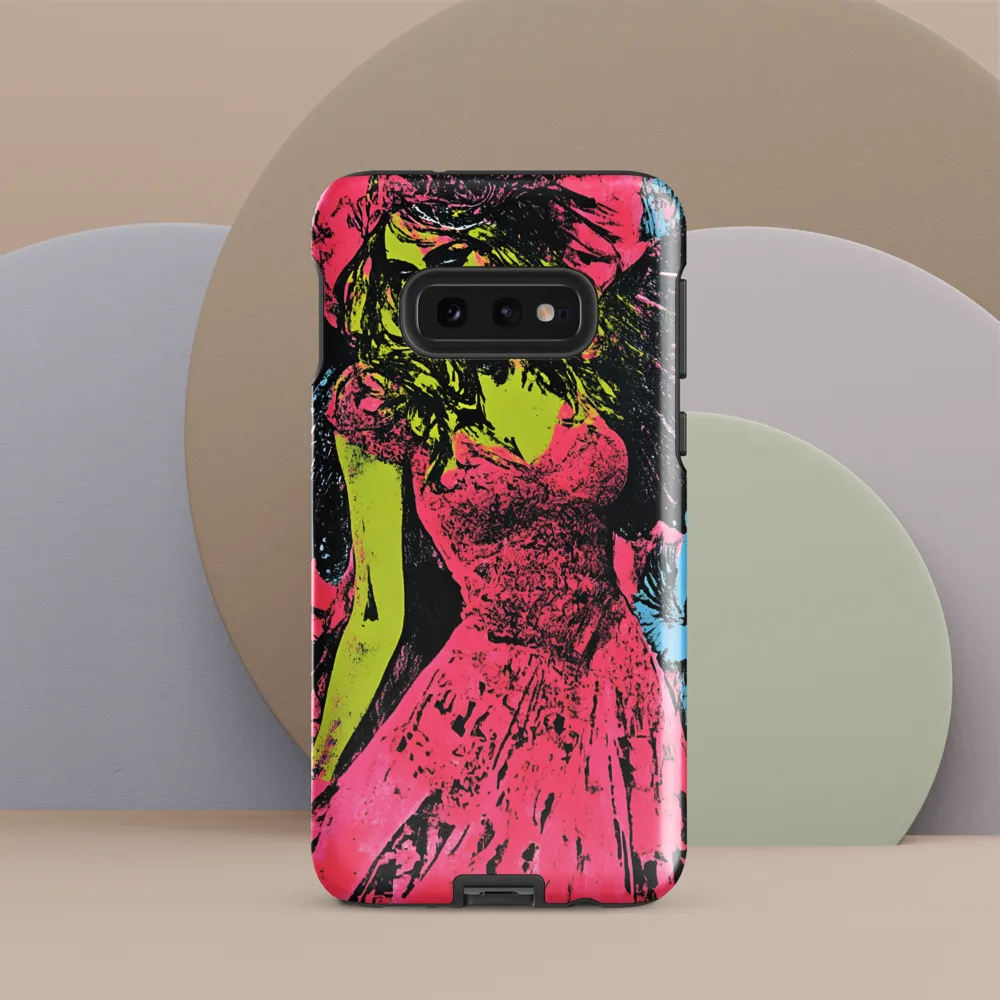 Mystical Angel in Neon Dreams