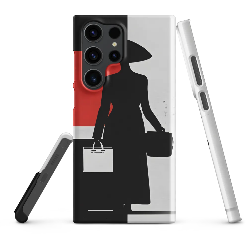 Silhouette of Elegance | Phone Case |  S23 Ultra | Snap Case | Matte