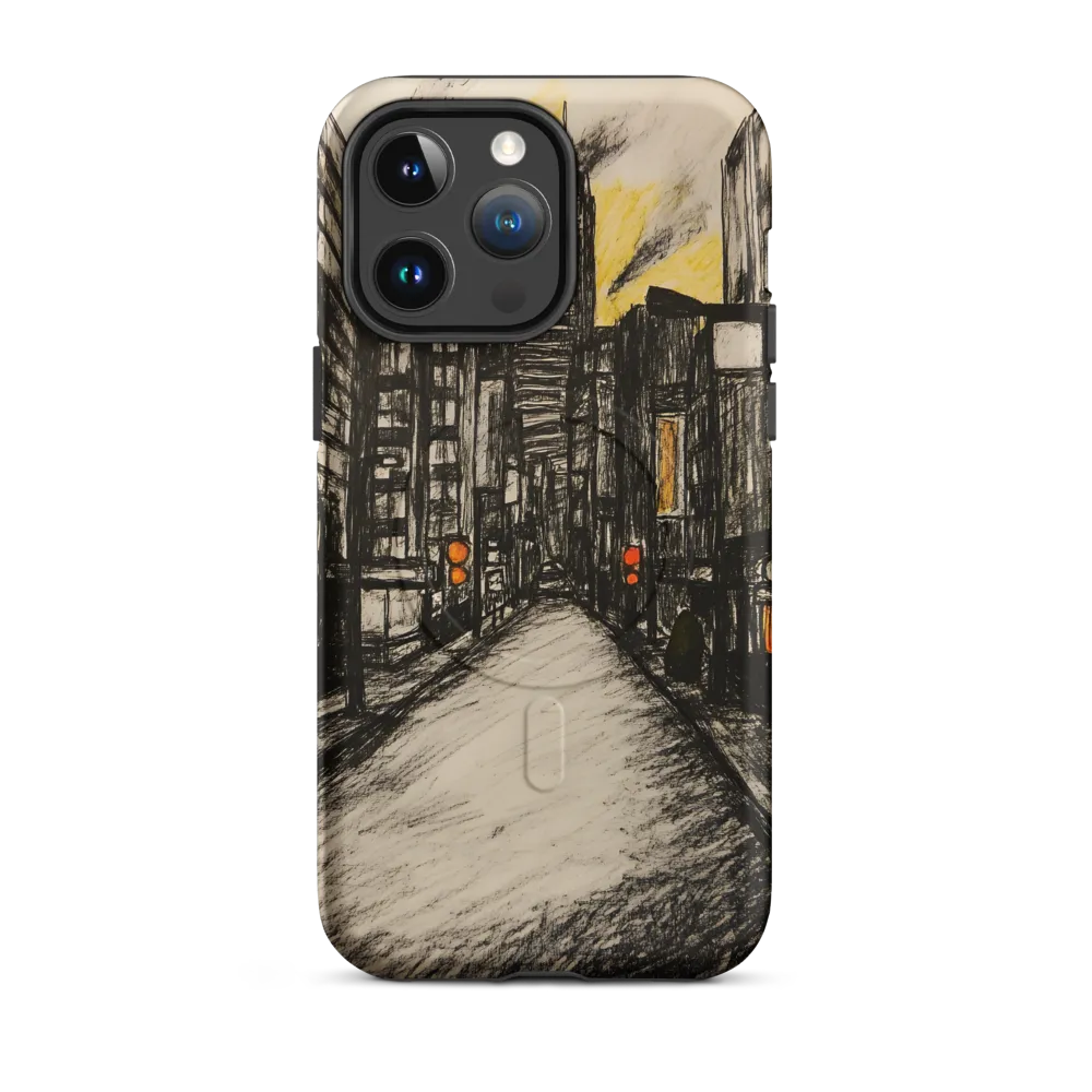 Cityscape of Solitude | Phone Case |  14 Pro Max | MagSafe® Tough Case | Matte