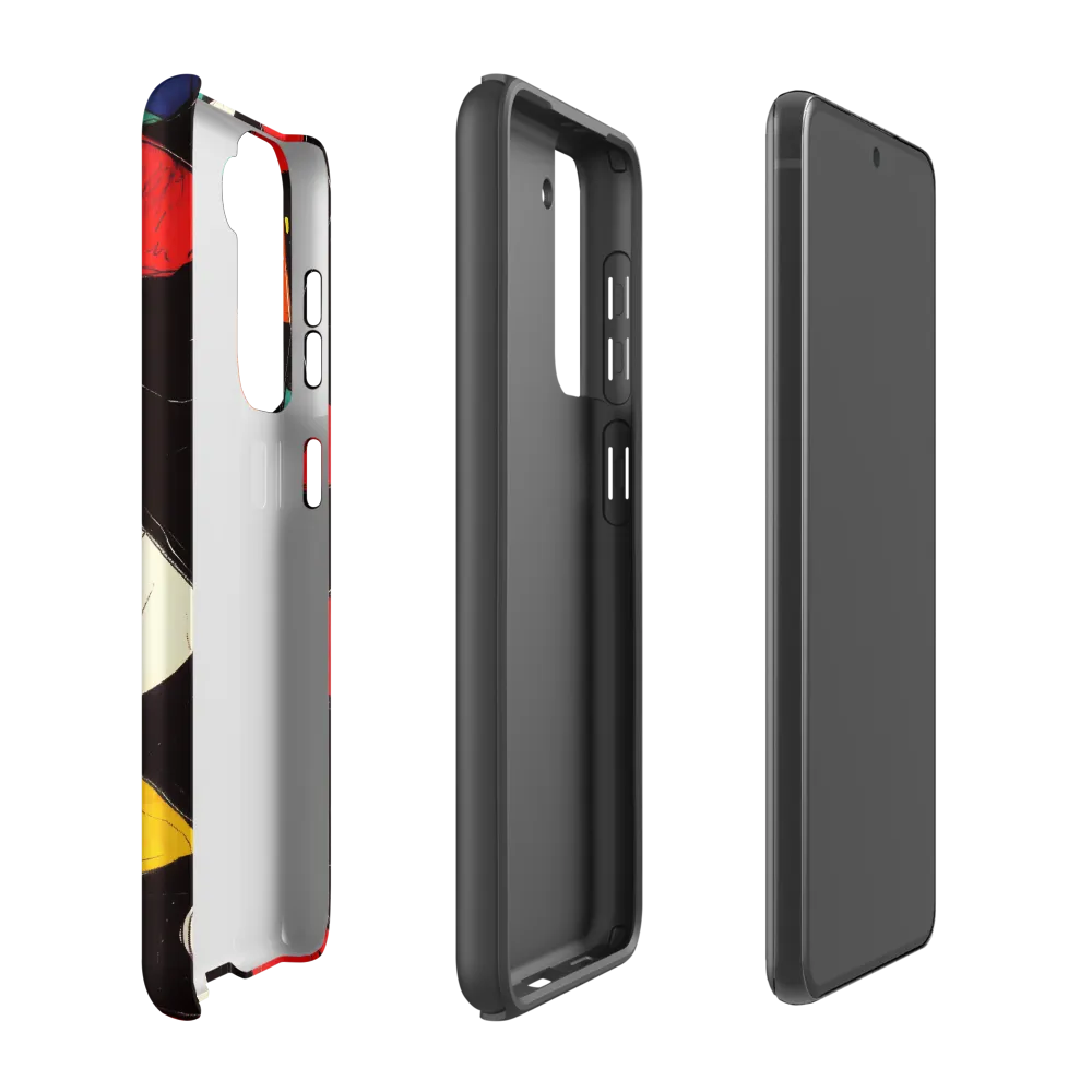 Vibrant Geometric Symphony | Phone Case |  S21 FE | Tough Case | Matte