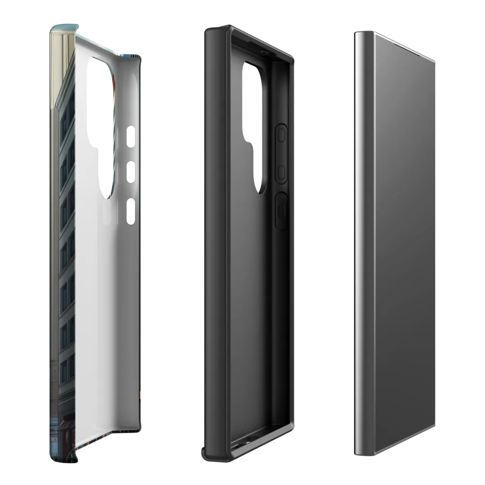 Futuristic Stroll through the Urban Skyline