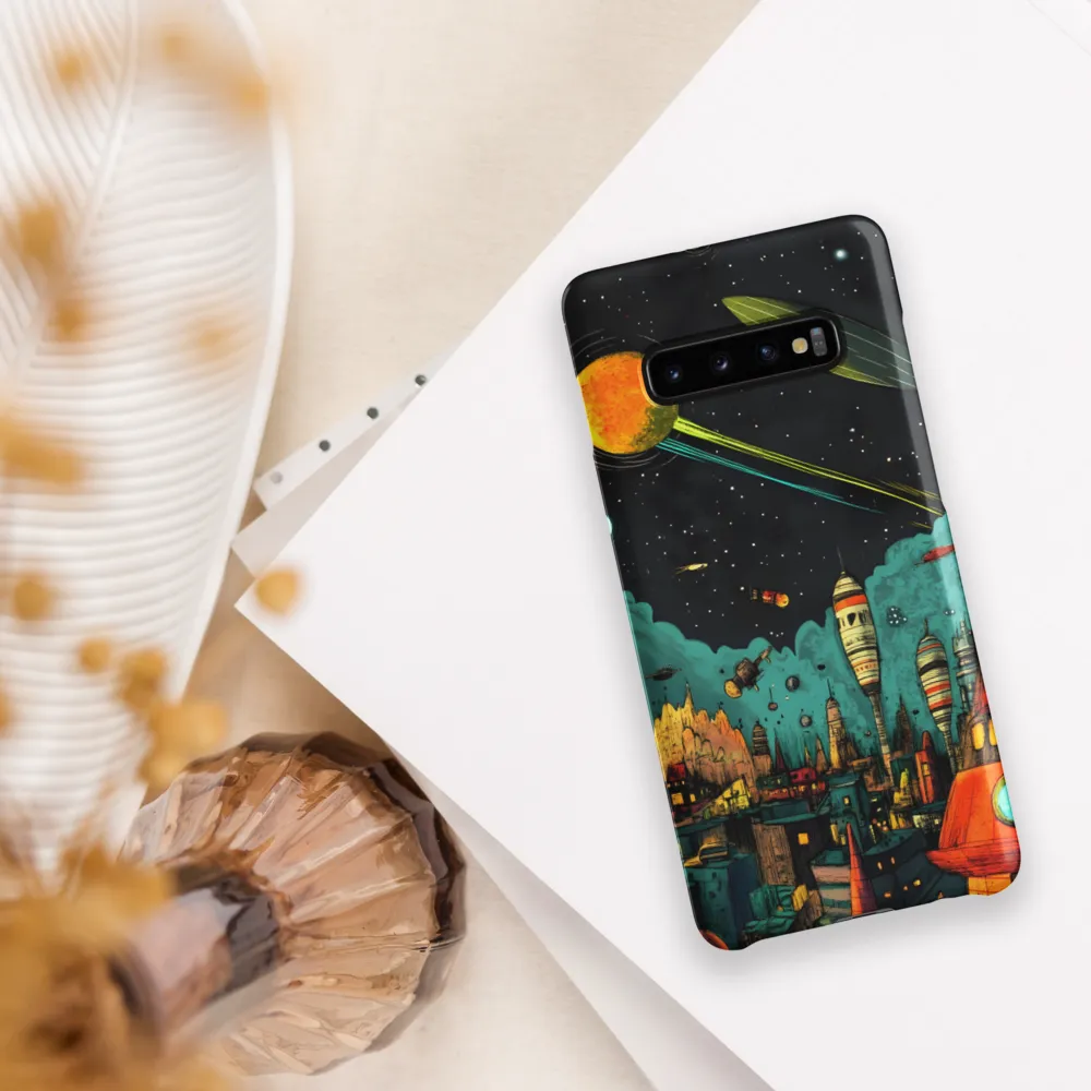 Galactic Cityscape: A Journey Through Imagination