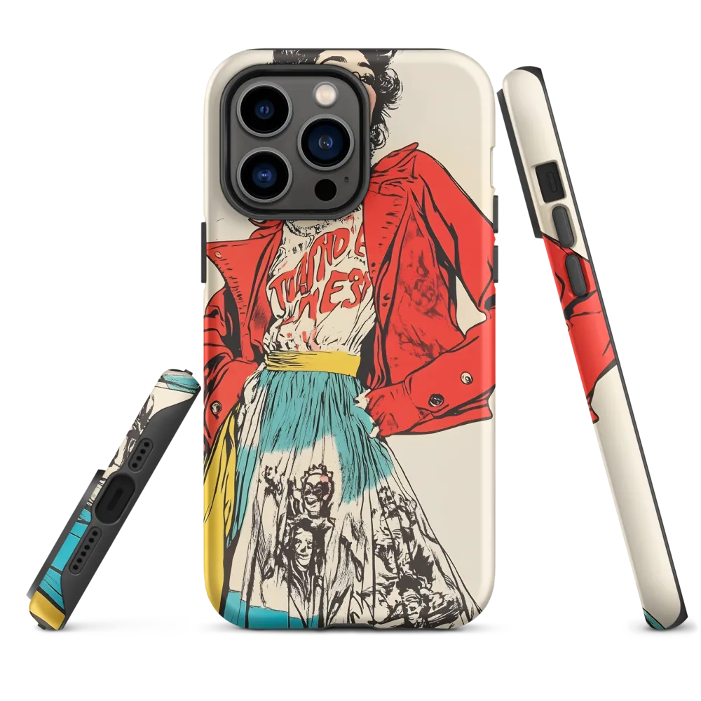 Vibrant Elegance: A Pop Art Fashion Statement