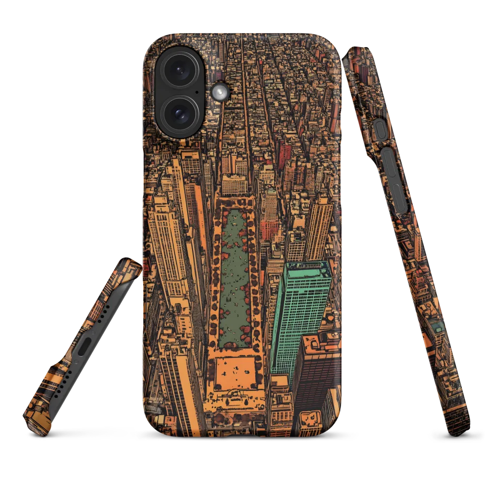 Urban Oasis: Aerial View of City Life