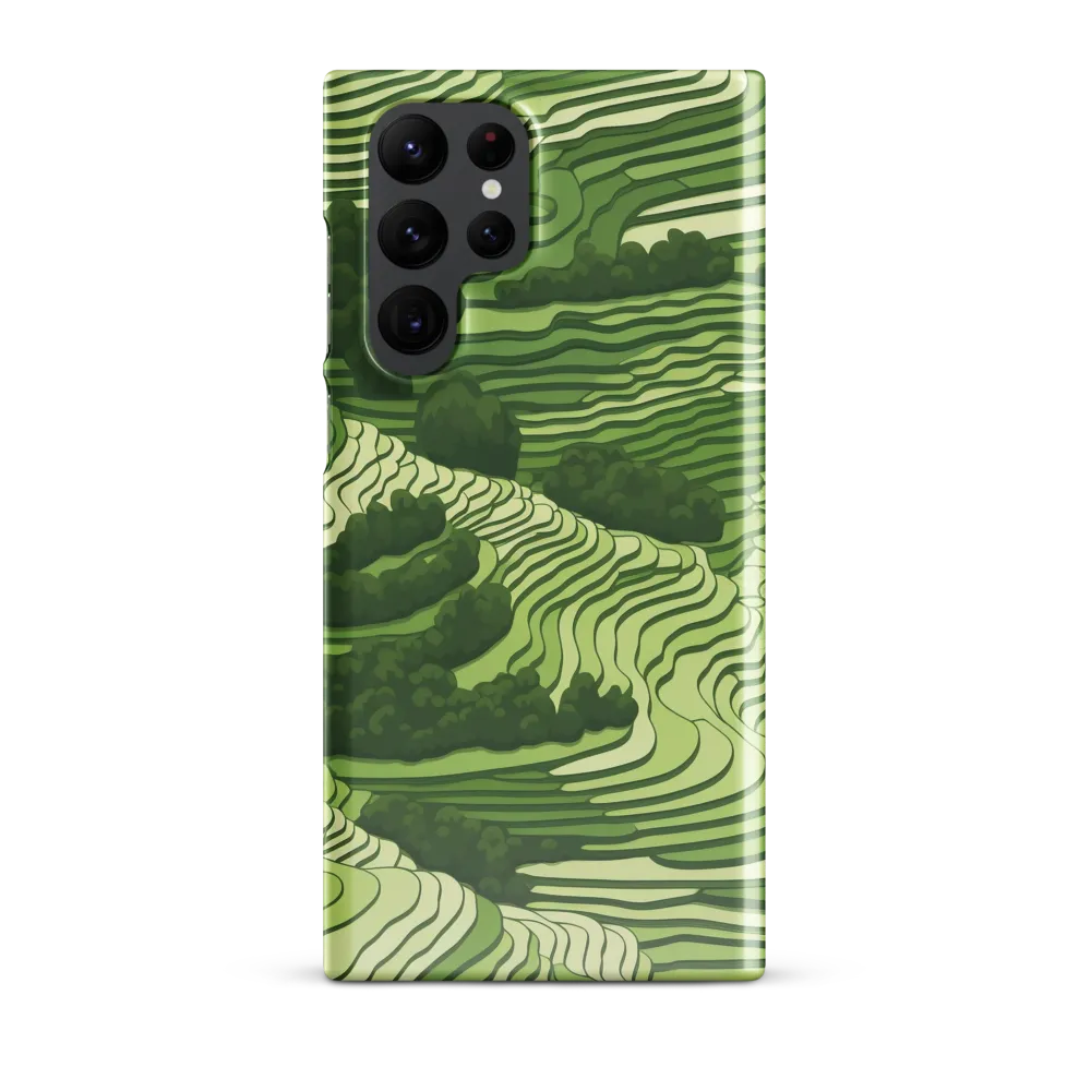 Waves of Green: An Abstract Landscape