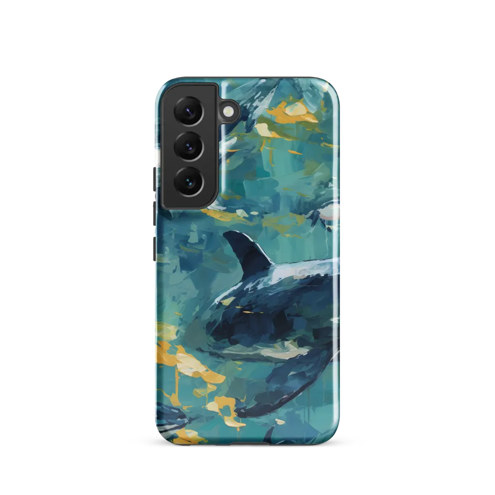 Beneath the Waves: A Symphony of Whales | Phone Case