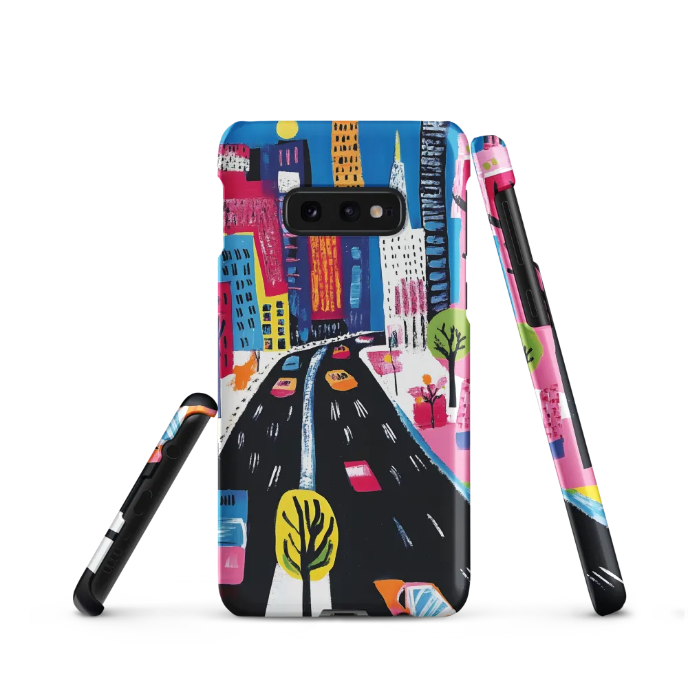 City Dreams in Vibrant Hues | Phone Case |  S10e | Snap Case | Matte