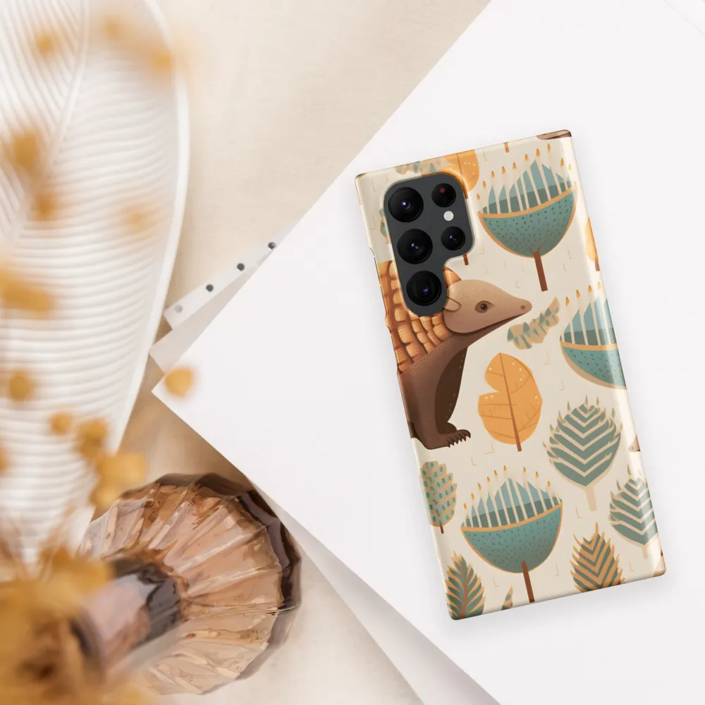 Pangolins in a Whimsical Habitat