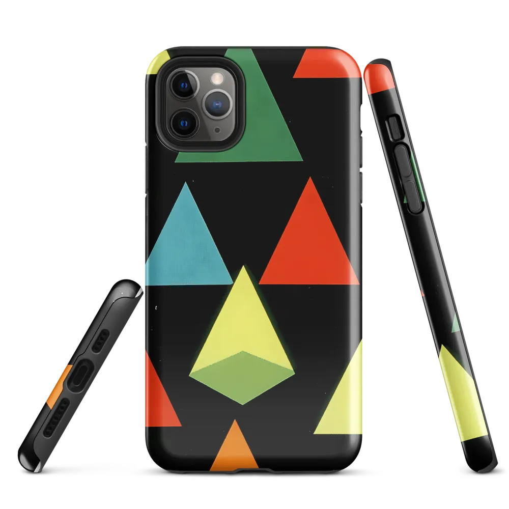 Geometric Harmony in Color | Phone Case |  11 Pro Max | Tough Case | Glossy