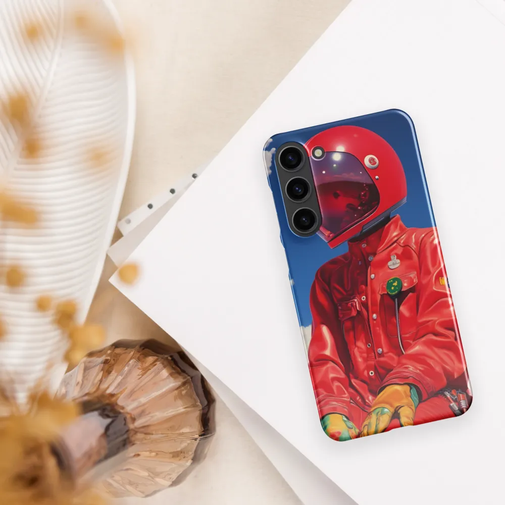 Astronaut in Crimson