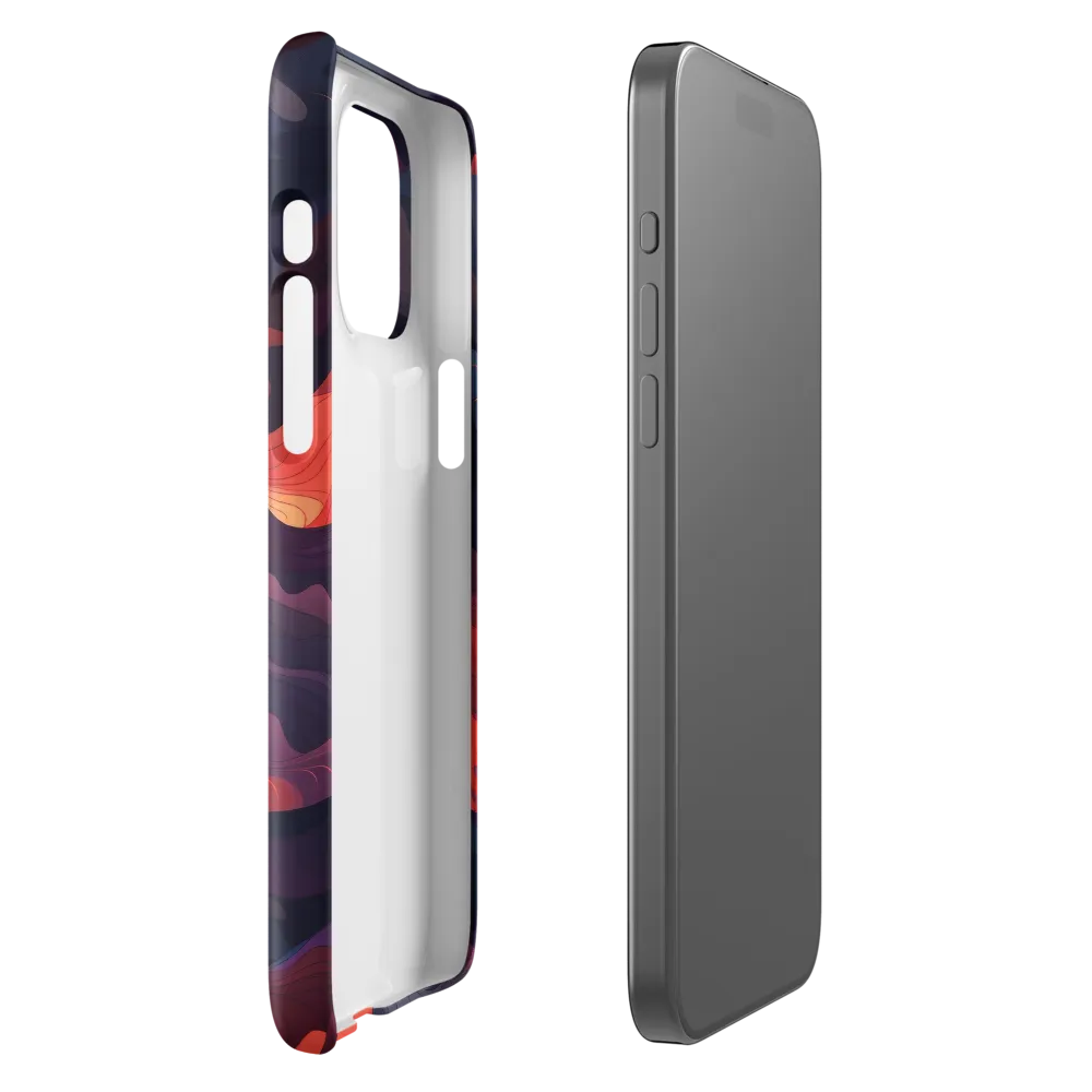 Ethereal Waves of Color | Phone Case |  15 Pro Max | Snap Case | Glossy