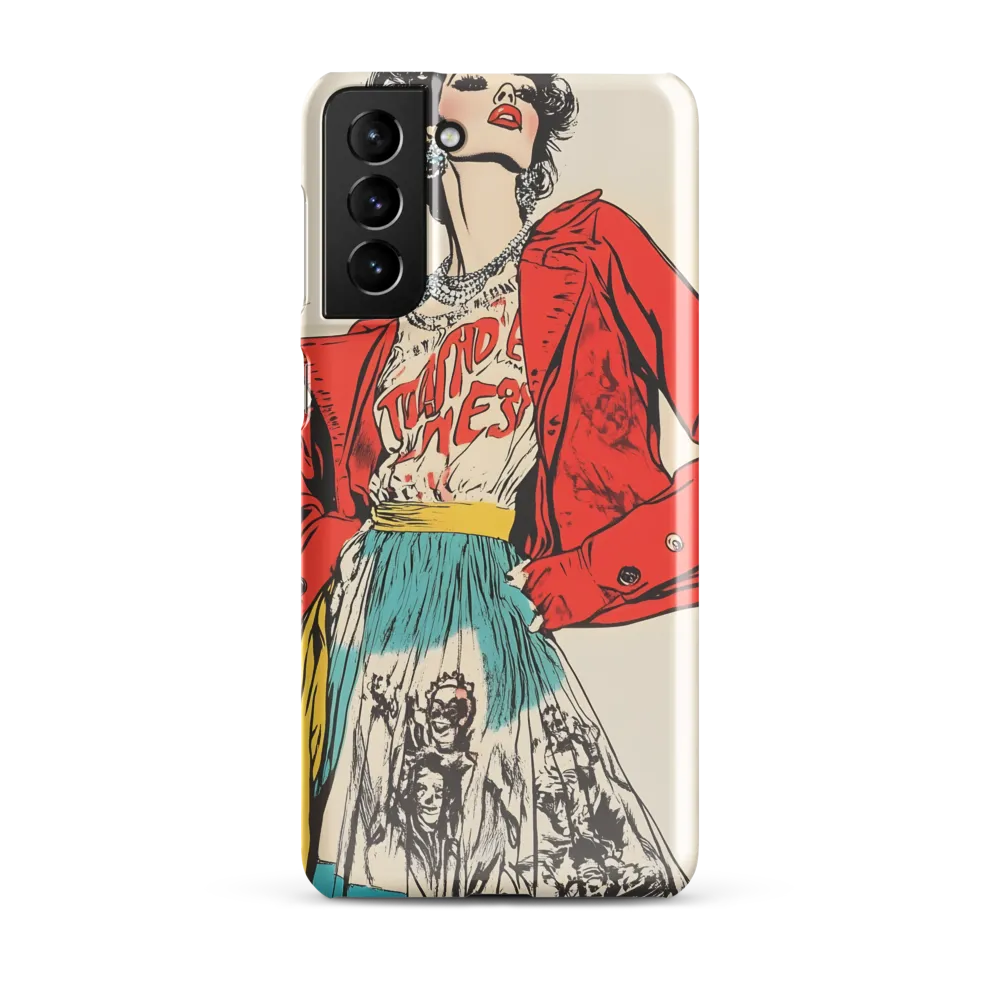 Vibrant Elegance: A Pop Art Fashion Statement