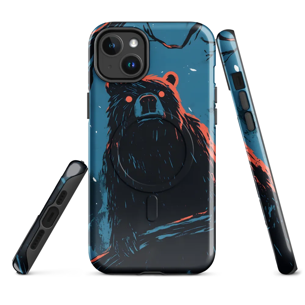 Eerie Majesty: A Bear in the Night