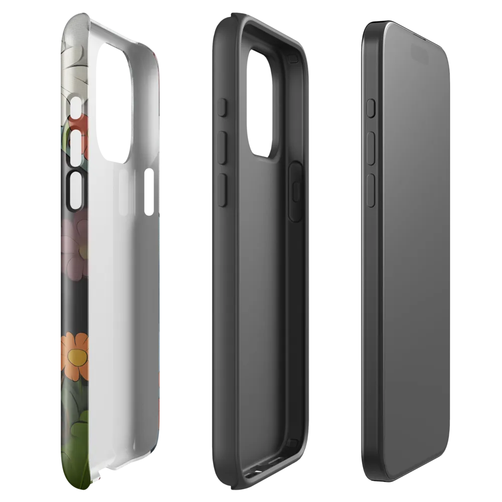 Curiosity in Bloom | Phone Case |  15 Pro Max | Tough Case | Glossy