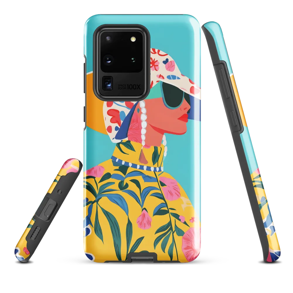Tropical Confidence: A Fashion Portrait