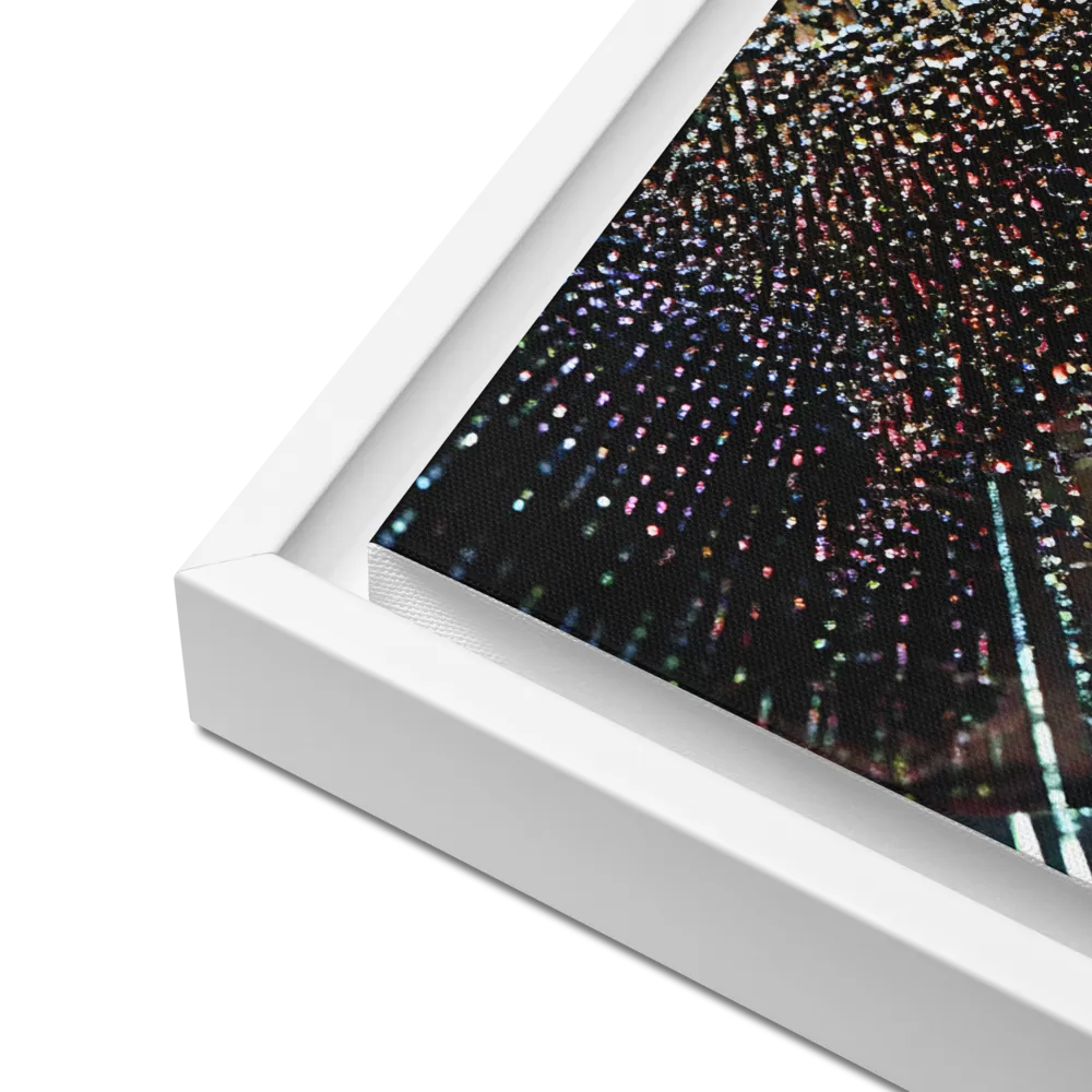 Fractured Identity | Canvas with White Frame | 16″×16″