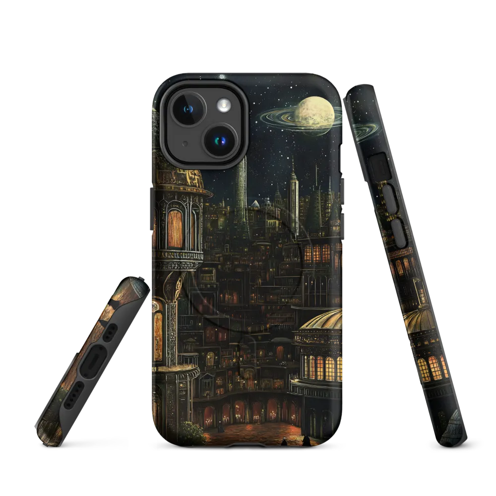 Celestial Enigma: A Surreal Cityscape