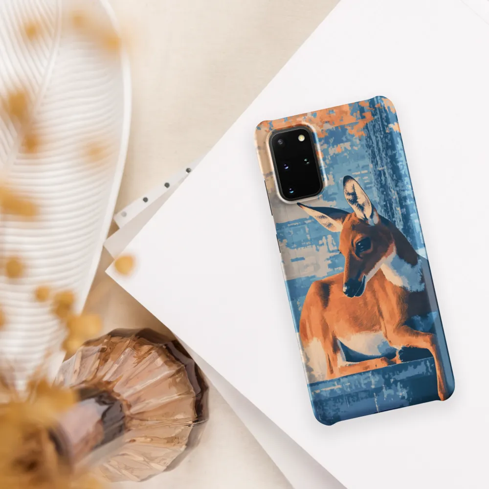 Serenity in Color: The Reclining Deer | Phone Case |  S20 Plus | Snap Case | Matte