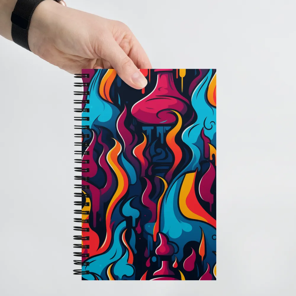 Fire and Strategy | Spiral Notebook