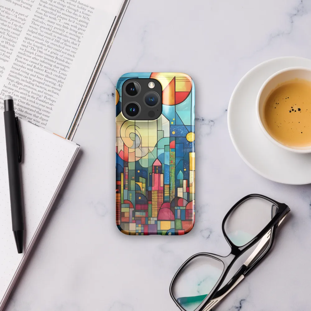 Geometric Harmony: A Vibrant Cityscape