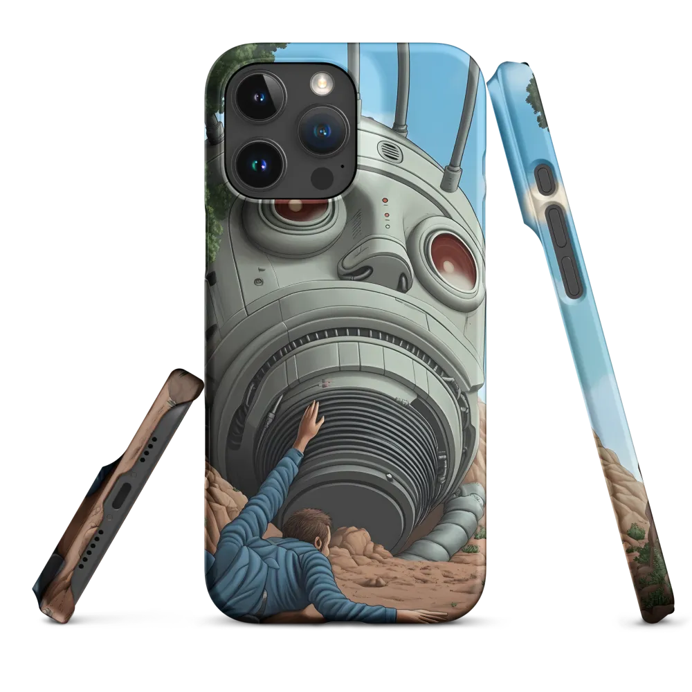 The Descent into Technological Abyss | Phone Case |  16 Pro Max | Snap Case | Matte