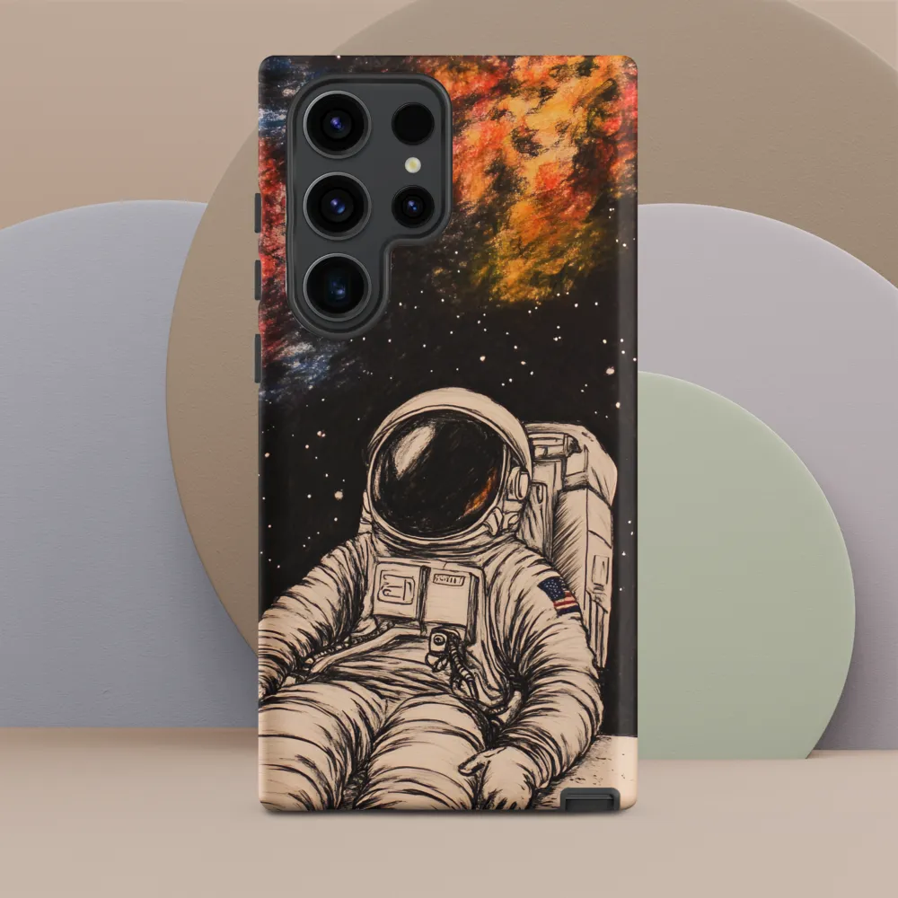 Solitude Among Stars | Phone Case |  S23 Ultra | Tough Case | Matte