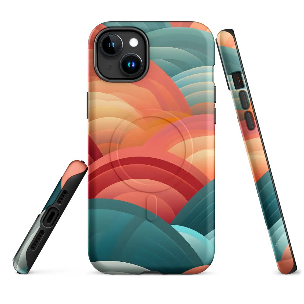 Rhythms of the Waves | Phone Case |  15 Plus | MagSafe® Tough Case | Matte