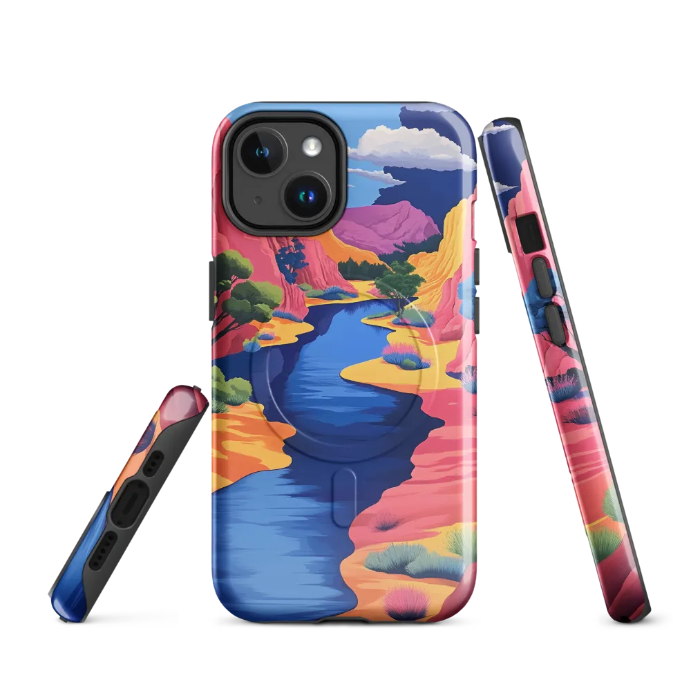 Dreamscape Oasis | Phone Case |  14 | MagSafe® Tough Case | Glossy