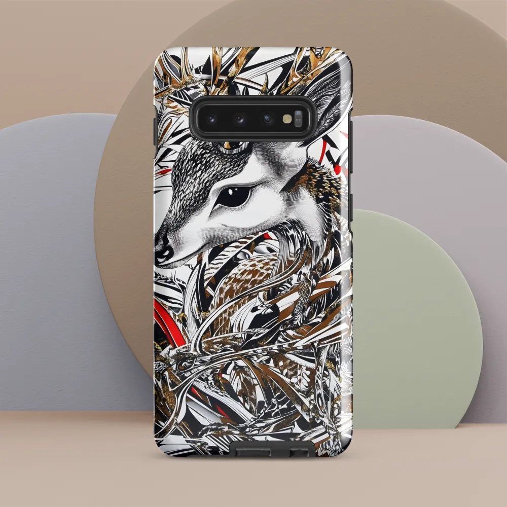 Elegant Embrace of Nature | Phone Case |  S10 Plus | Tough Case | Glossy