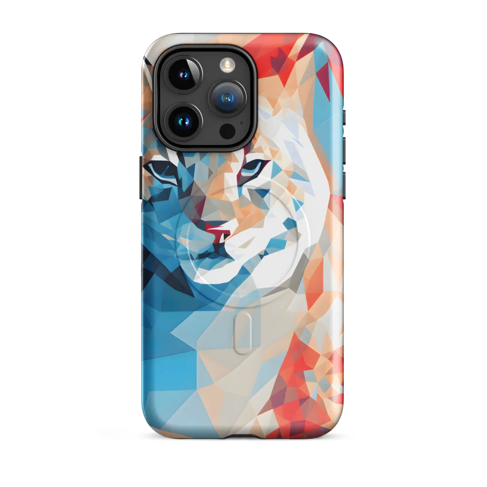 Facets of Feline Wonder | Phone Case |  15 Pro Max | MagSafe® Tough Case | Glossy