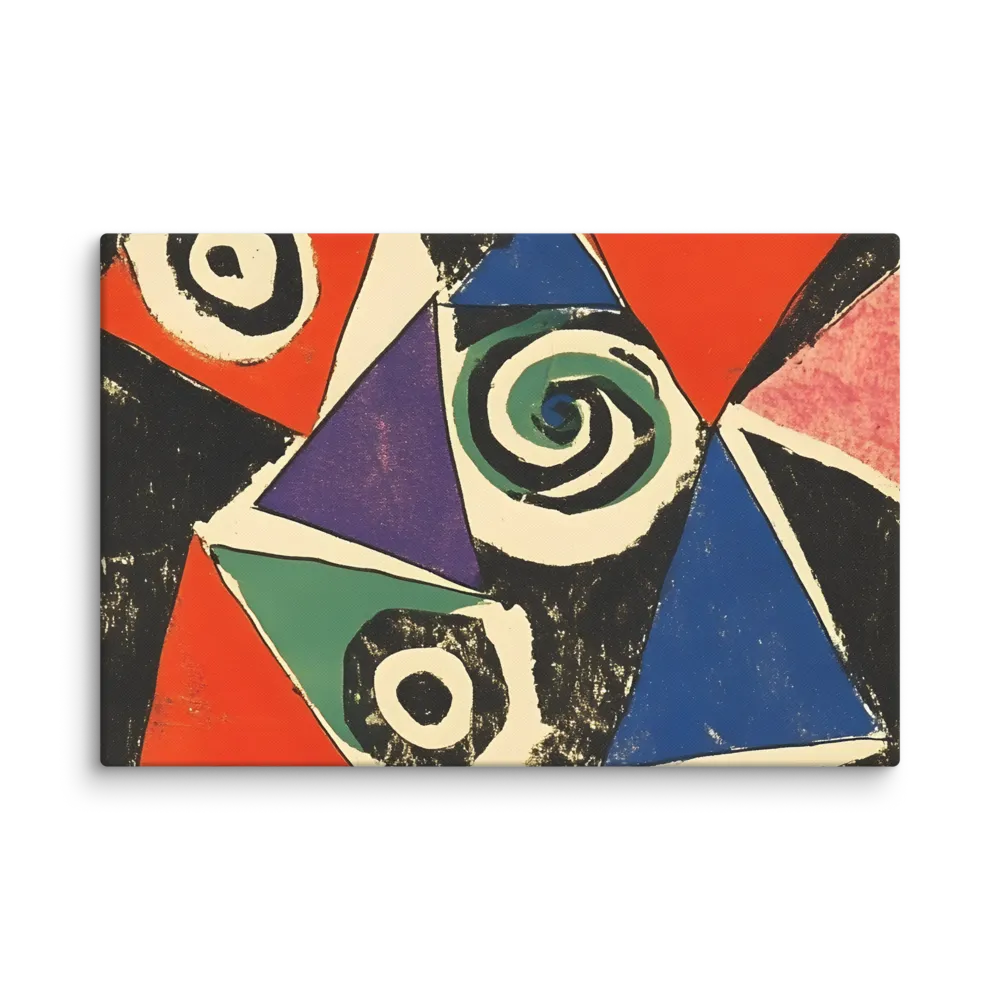 Dynamic Geometric Abstraction | Canvas | 20″×30″