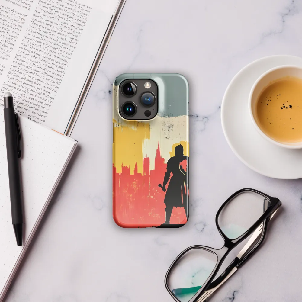 Hero in the Urban Dawn | Phone Case |  15 Pro | Snap Case | Glossy