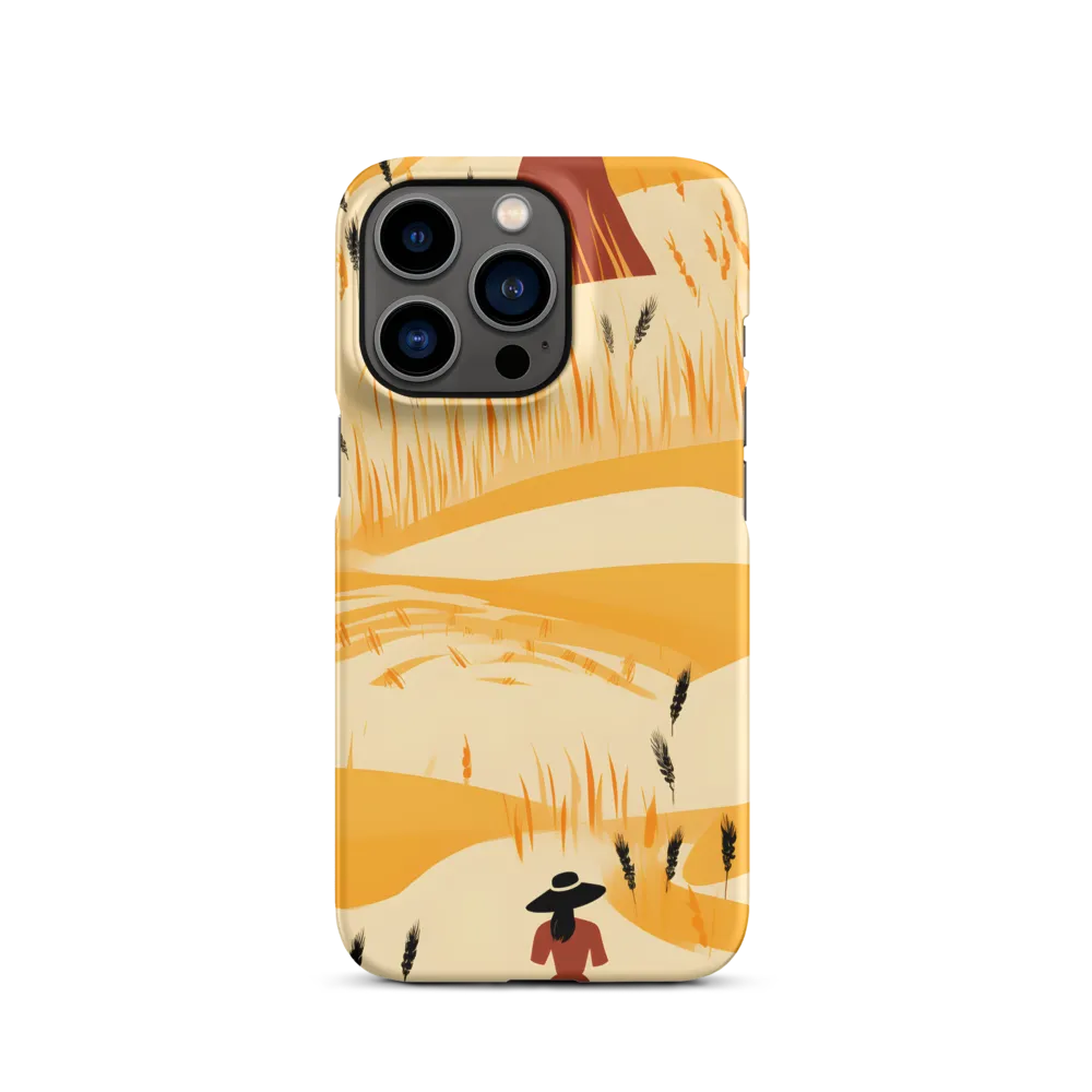 Embracing the Fields: A Floral Journey | Phone Case |  13 Pro | Snap Case | Matte