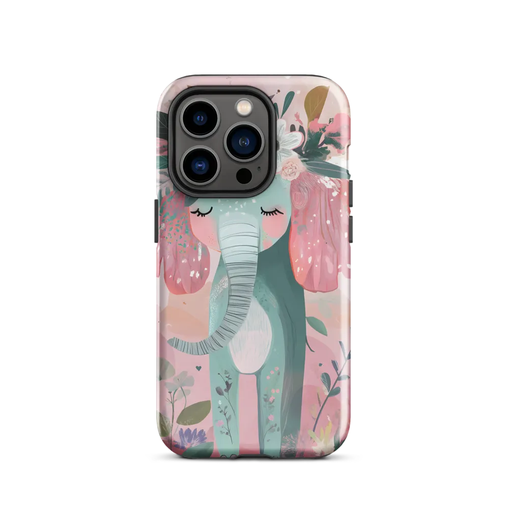 Whimsical Elephant in Bloom