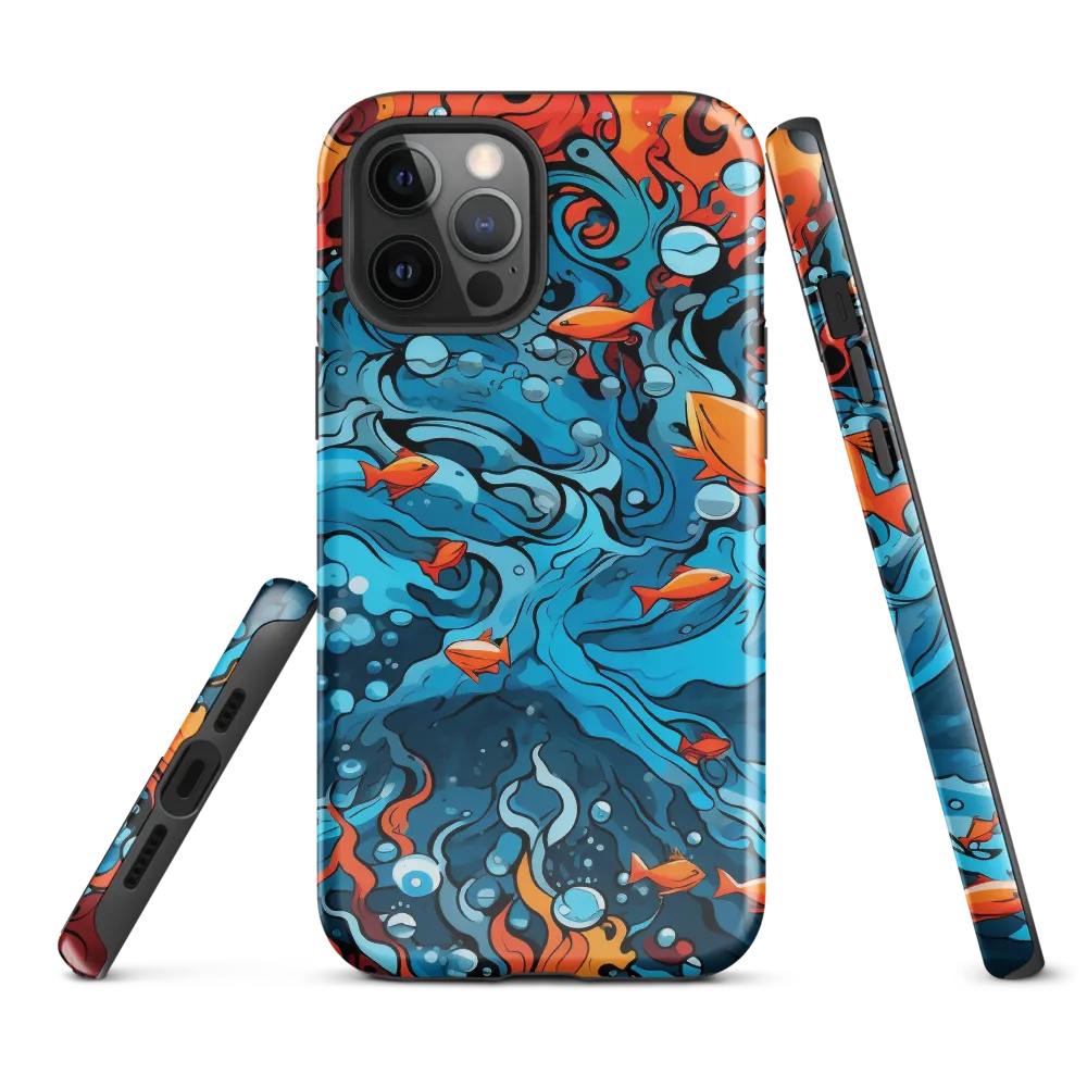Fluid Harmony: Ocean and Flames